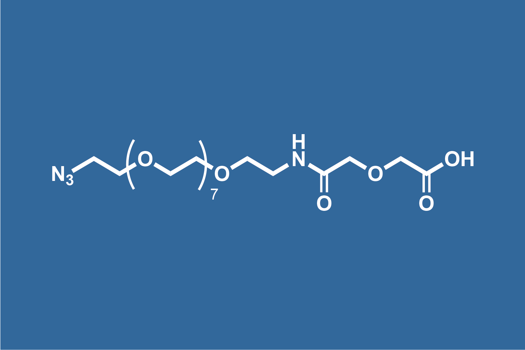 Azido PEG-7 diglycolic acid, Cas 846549-37-9, PEG azides & amines, PEG esters & acids