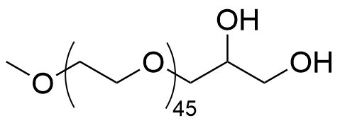 mPEG-45 glycerol ether mPEG-45 glycerol ether, monodisperse peg 2000, peg 2kda