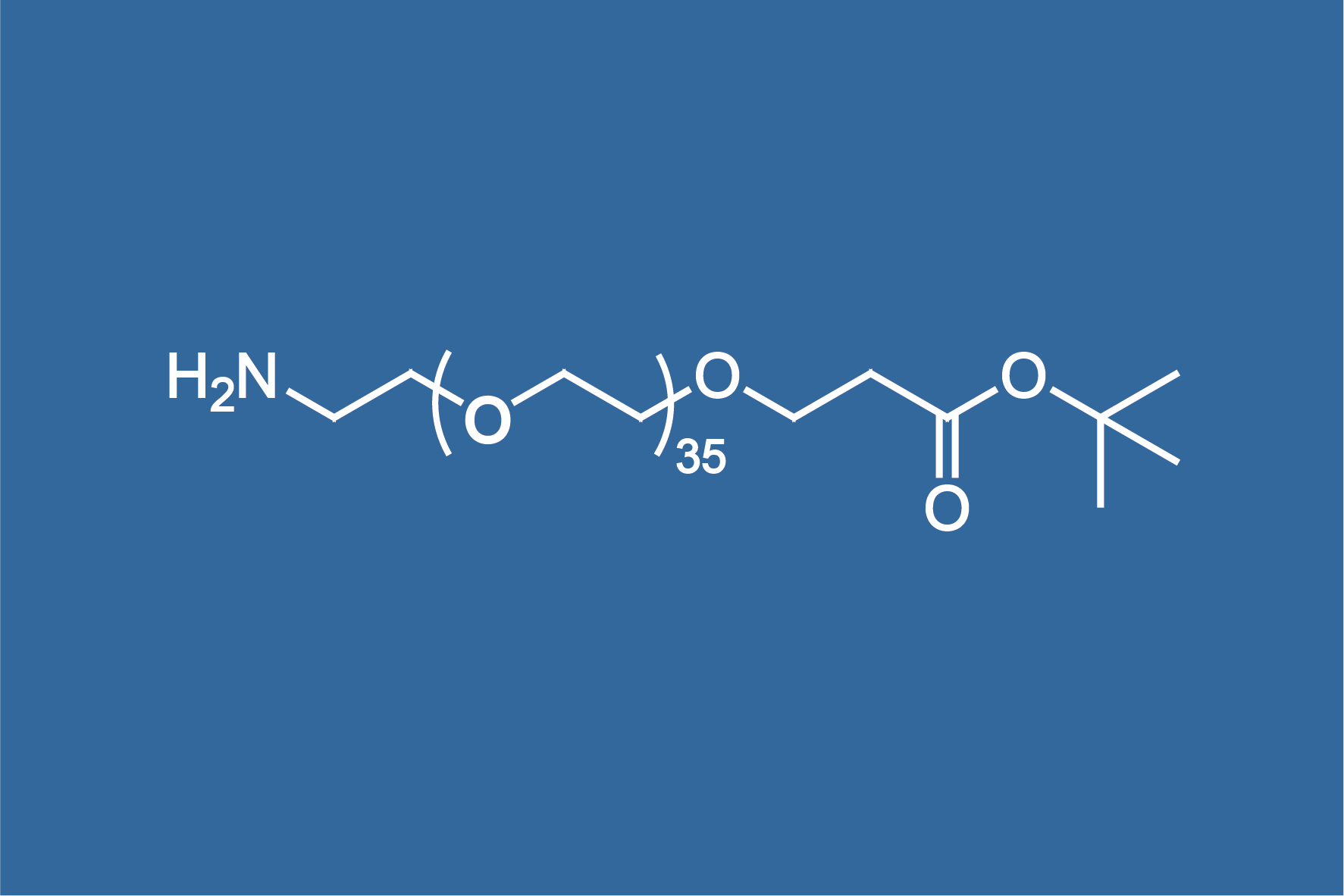 Amino-peg-35-tbu-ester structure